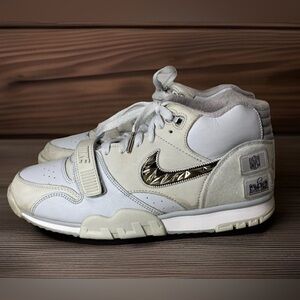 Nike Air Trainer 1 "SB LVIII" Men's Sz 9 Shoes Platinum/White/Silver FJ6195-002